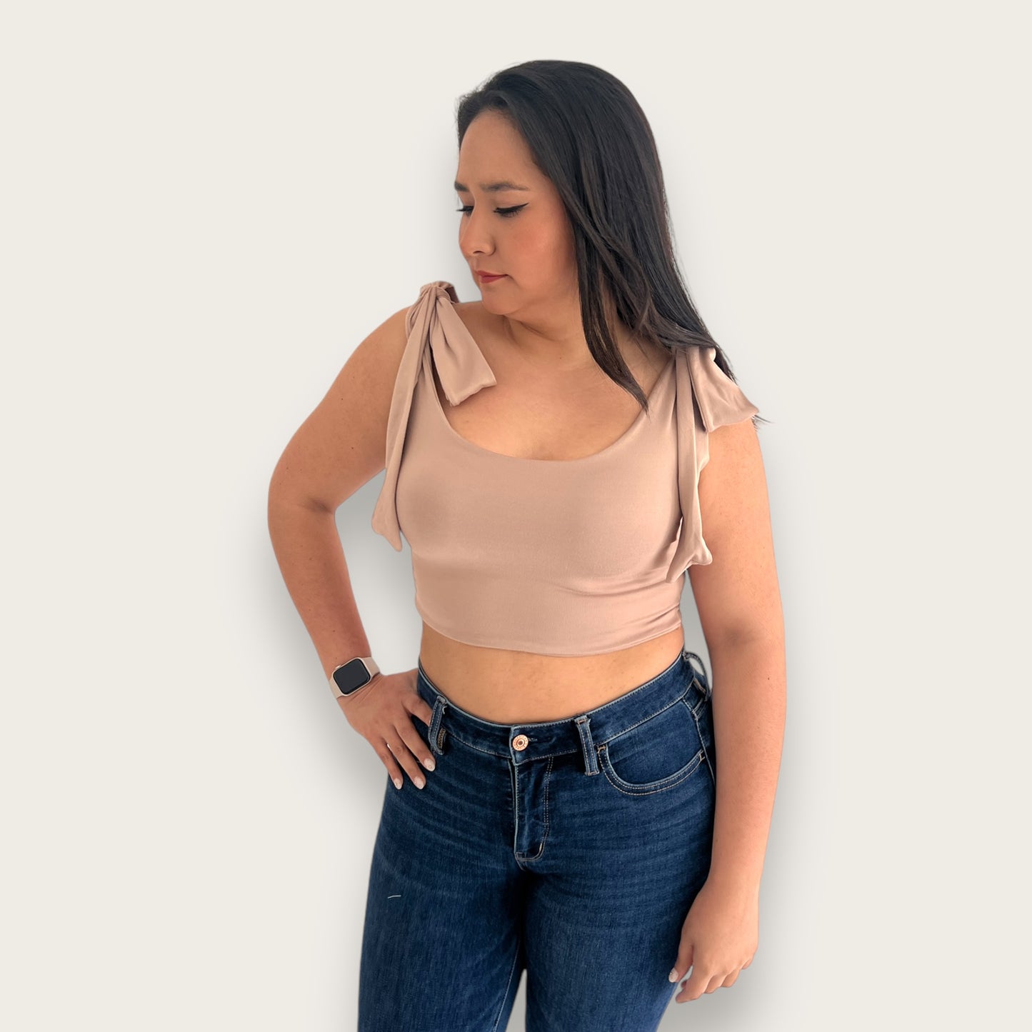 Crop Top con Moños Fer