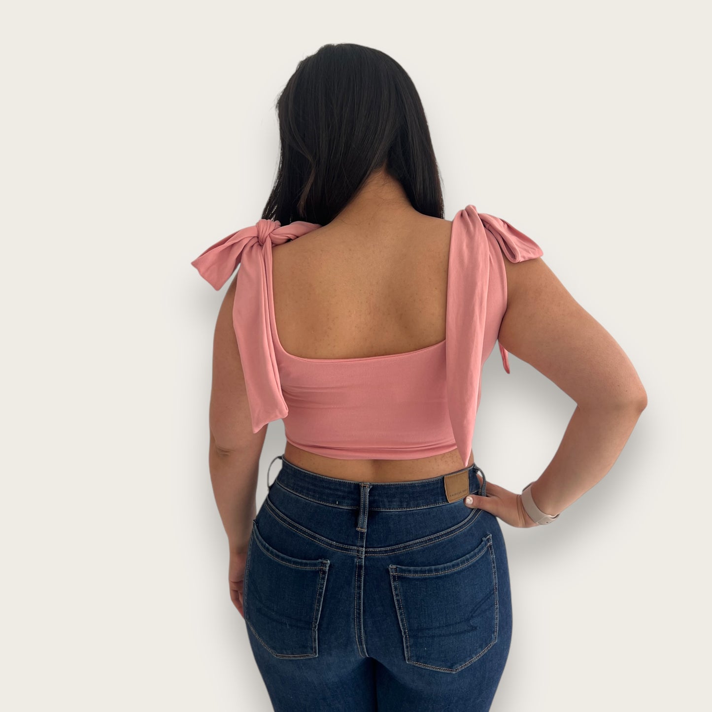 Crop Top con Moños Fer