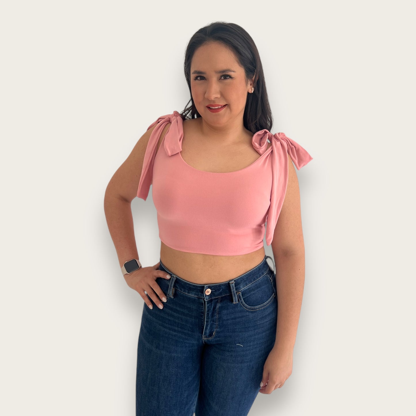 Crop Top con Moños Fer